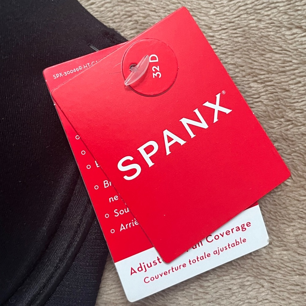 SPANX Black Full-Coverage Bra - Picture 3 of 4
